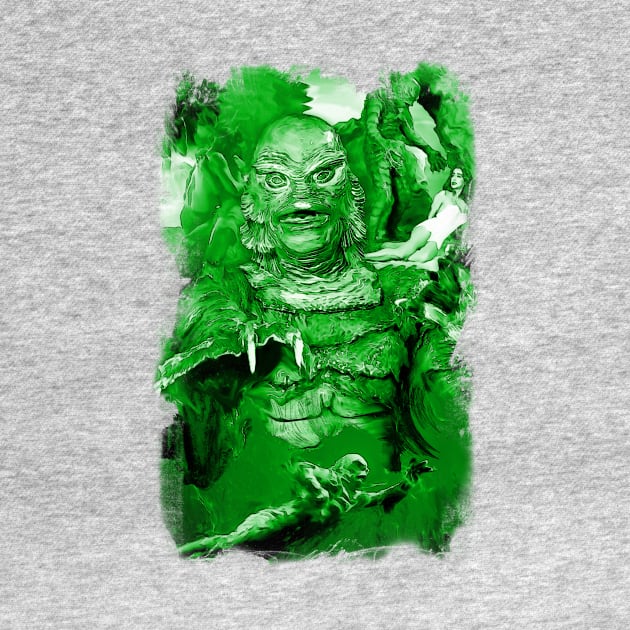 The Creature from the Black Lagoon by xenomorphicpress